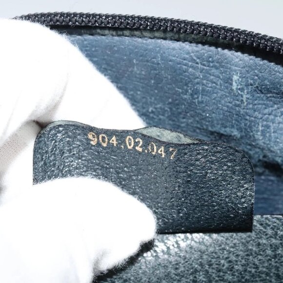 GUCCI GG Supreme Sherry Line Shoulder Bag PVC Navy Gold 904 02 047 Auth SW846 - Picture 12 of 16